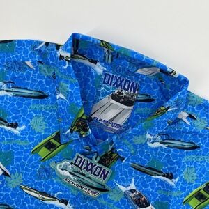 NEW Dixxon Flannel Shirt Mens 4XL Eliminator Boats Lake Life Boat Summer AOP